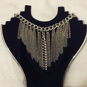 Upcycled statement necklace